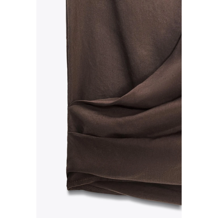 ТОП С ГОРЛОВИНОЙ ХАЛТЕР И ДРАПИРОВКОЙ