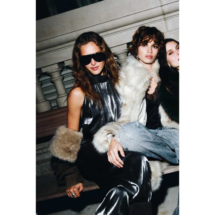 КОМБИНЕЗОН ХАЛТЕР С ОБЪЕМНЫМИ БРЮКАМИ