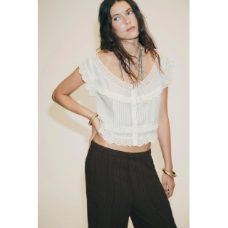 СТРУЯЩИЕСЯ БРЮКИ КАРГО В ПОЛОСКУ