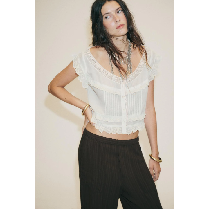 СТРУЯЩИЕСЯ БРЮКИ КАРГО В ПОЛОСКУ