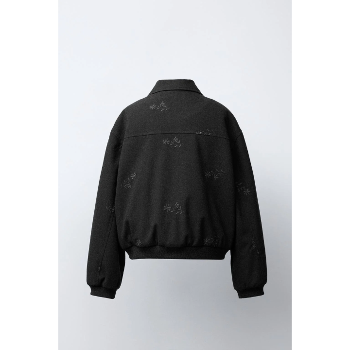 БОМБЕР С ВЫШИВКОЙ «ЦВЕТЫ»