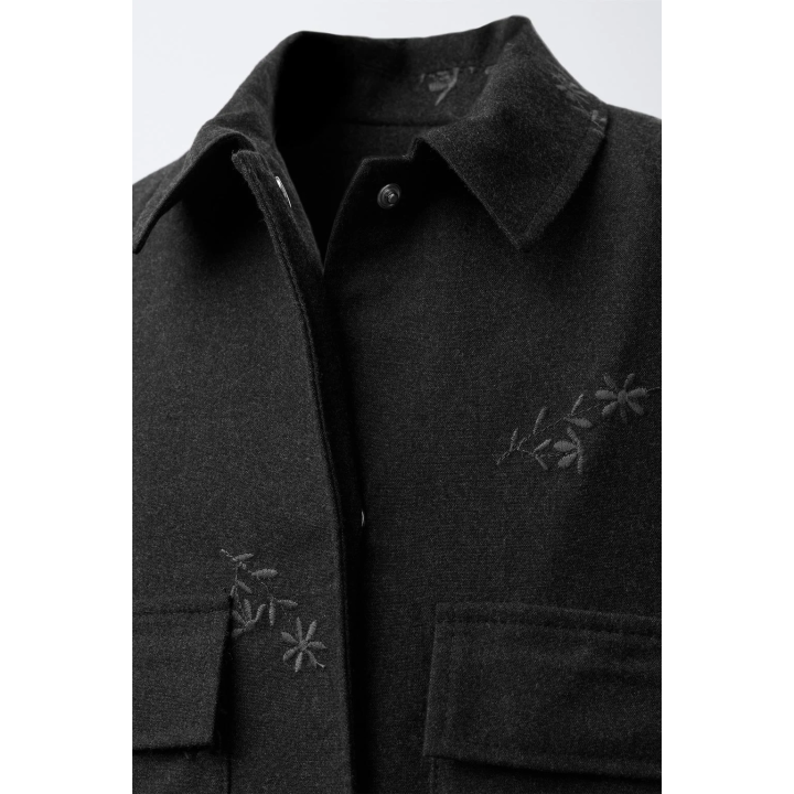 БОМБЕР С ВЫШИВКОЙ «ЦВЕТЫ»