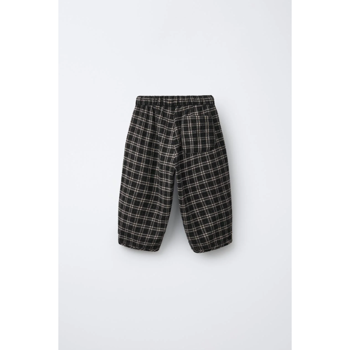 Брюки в клетку с зауженным кроем