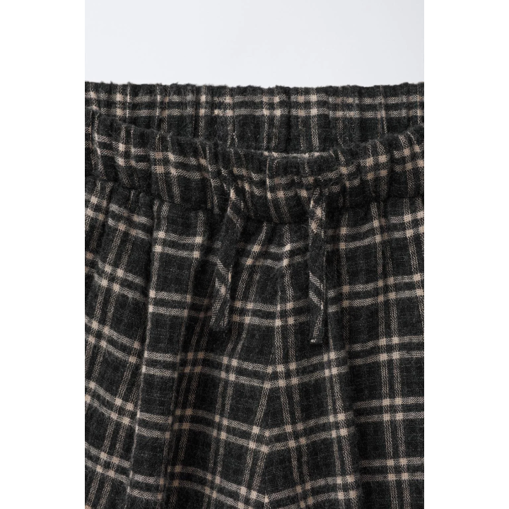 Брюки в клетку с зауженным кроем