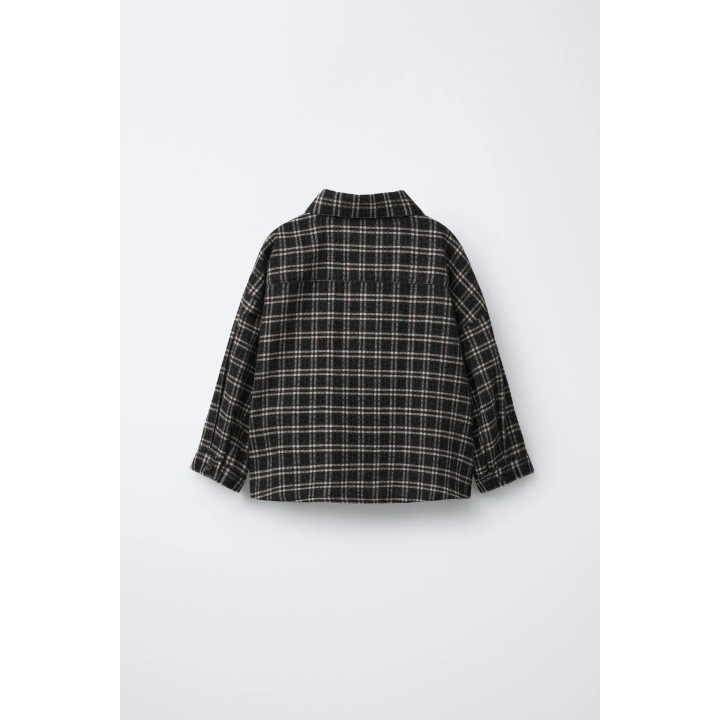 Рубашка в клетку с карманом