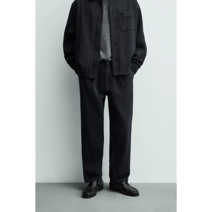 БРЮКИ REGULAR FIT ИЗ ТВИЛА