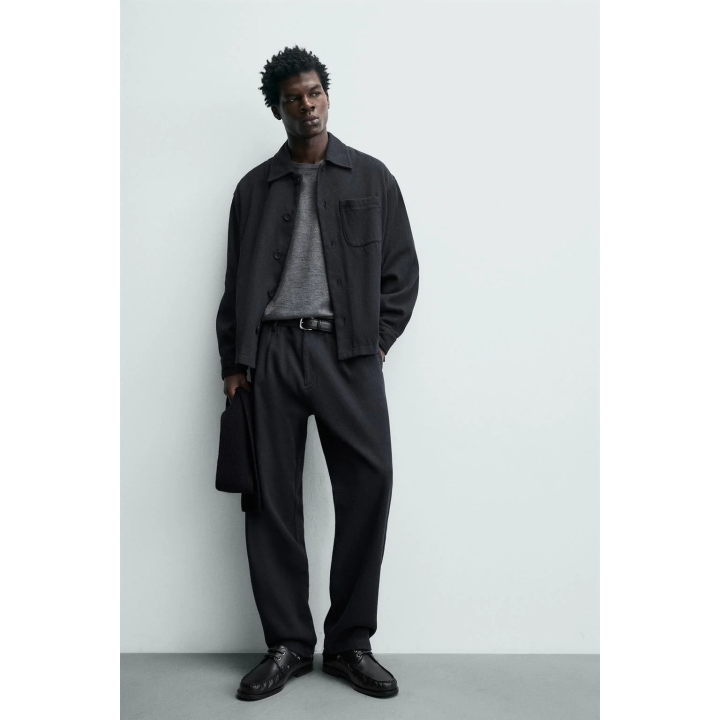 БРЮКИ REGULAR FIT ИЗ ТВИЛА