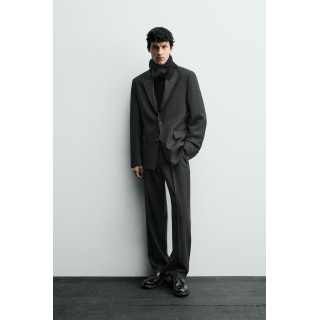 Блейзер из шерстяно-микрофибрного материала для праздничных ужинов