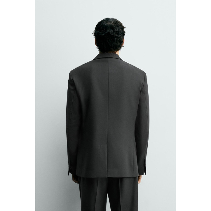 Блейзер из шерстяно-микрофибрного материала для праздничных ужинов