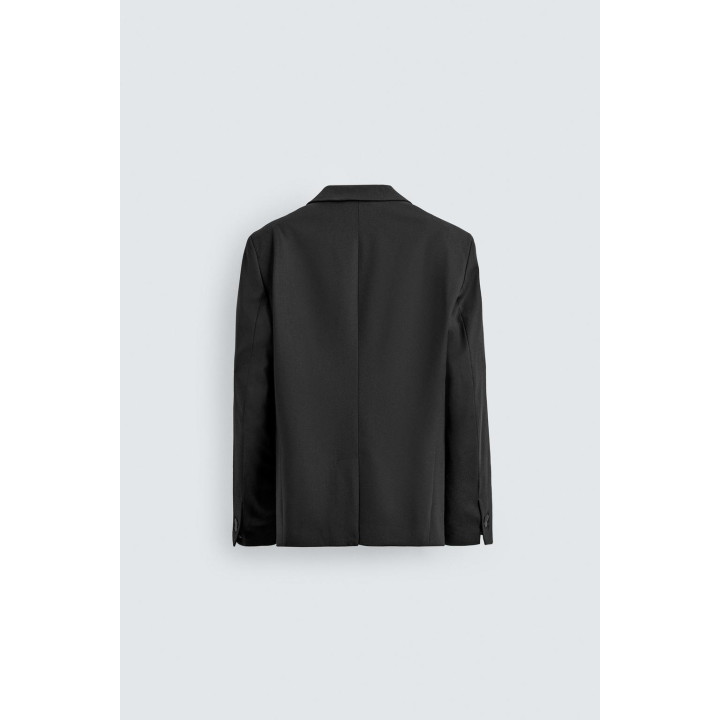 Блейзер из шерстяно-микрофибрного материала для праздничных ужинов