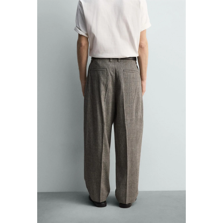 БРЮКИ RELAXED FIT В КЛЕТКУ