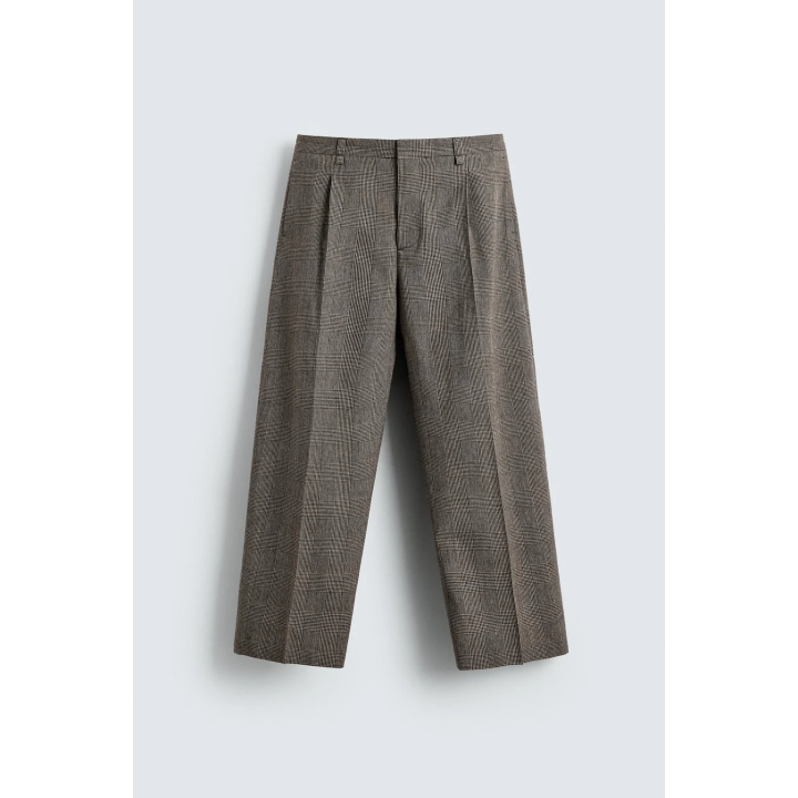 БРЮКИ RELAXED FIT В КЛЕТКУ