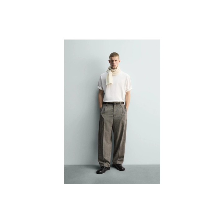 БРЮКИ RELAXED FIT В КЛЕТКУ