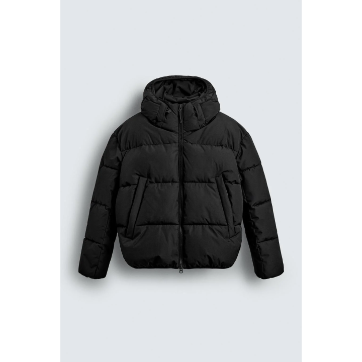 СТЕГАНАЯ КУРТКА С КАПЮШОНОМ