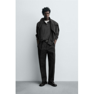 БРЮКИ ИЗ ХЛОПКА И ШЕРСТИ С РЕЛЬЕФНЫМ УЗОРОМ — LIMITED EDITION