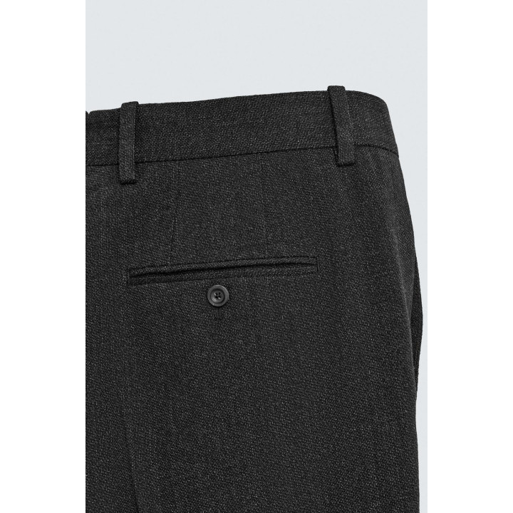 БРЮКИ ИЗ ХЛОПКА И ШЕРСТИ С РЕЛЬЕФНЫМ УЗОРОМ — LIMITED EDITION