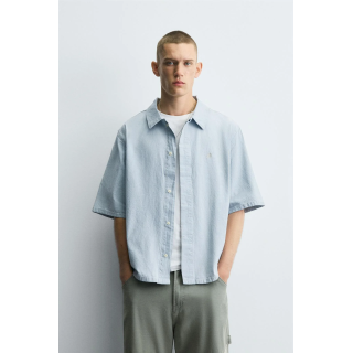 ДЖИНСОВАЯ РУБАШКА С ВЫШИВКОЙ