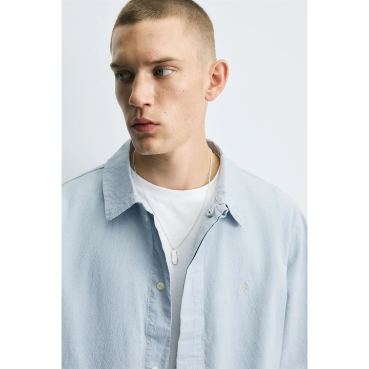 ДЖИНСОВАЯ РУБАШКА С ВЫШИВКОЙ