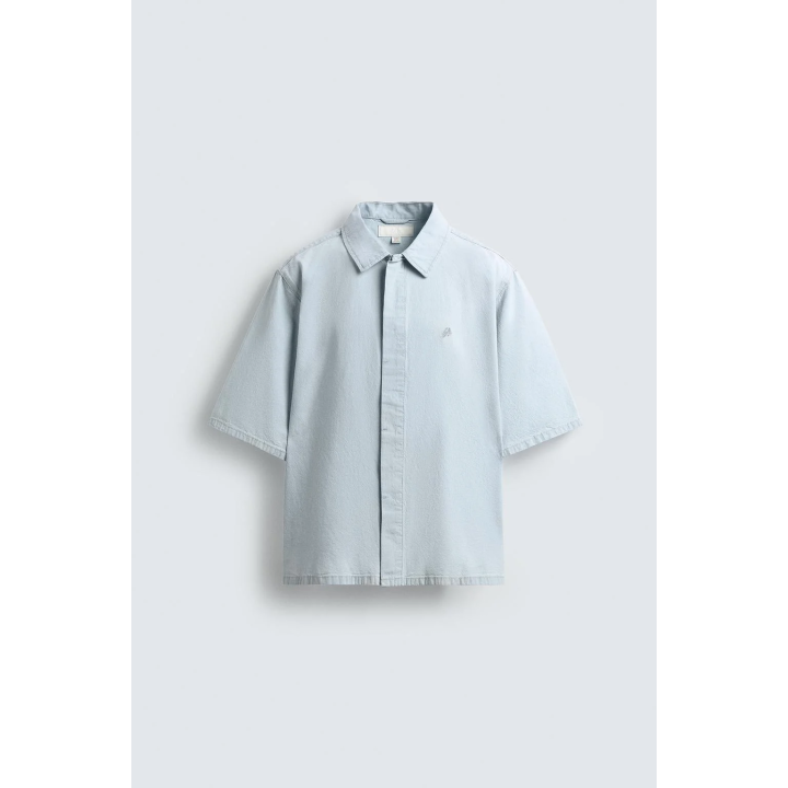 ДЖИНСОВАЯ РУБАШКА С ВЫШИВКОЙ