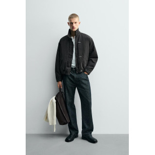 Куртка облегающего кроя с металлическими застежками