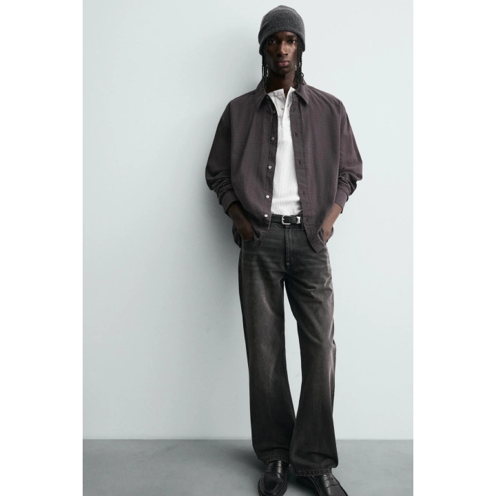 РУБАШКА RELAXED FIT В КЛЕТКУ