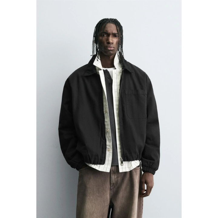 Куртка с молнией свободного кроя