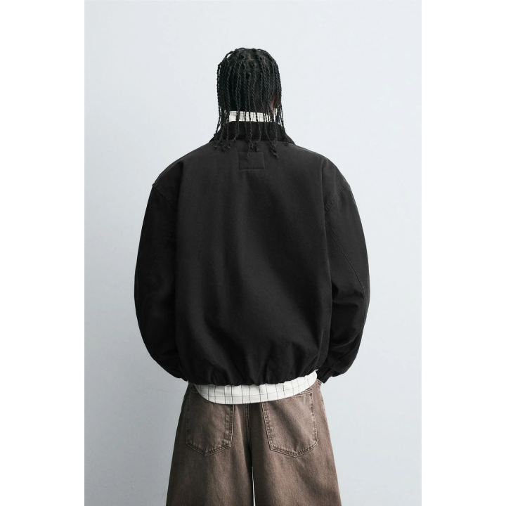 Куртка с молнией свободного кроя