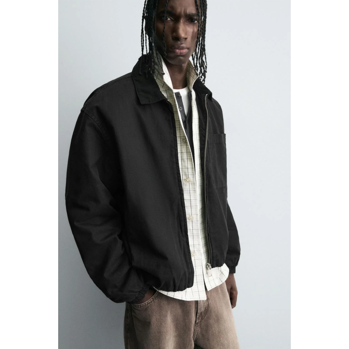 Куртка с молнией свободного кроя