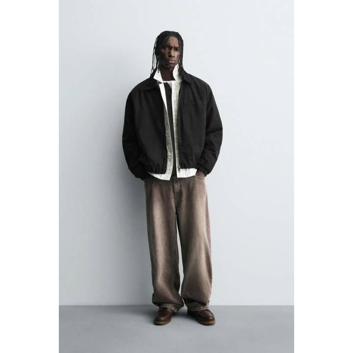 Куртка с молнией свободного кроя