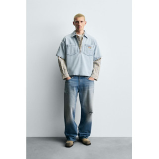 ЛЕГКОЕ ДЖИНСОВОЕ ПОЛО