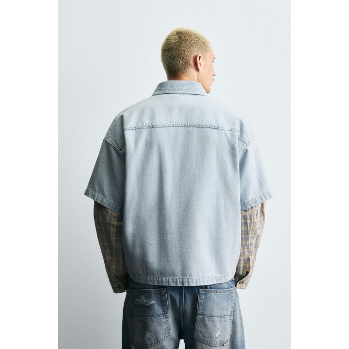 ЛЕГКОЕ ДЖИНСОВОЕ ПОЛО