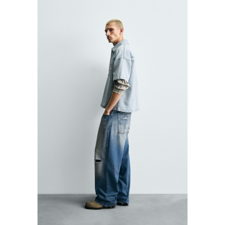 ЛЕГКОЕ ДЖИНСОВОЕ ПОЛО