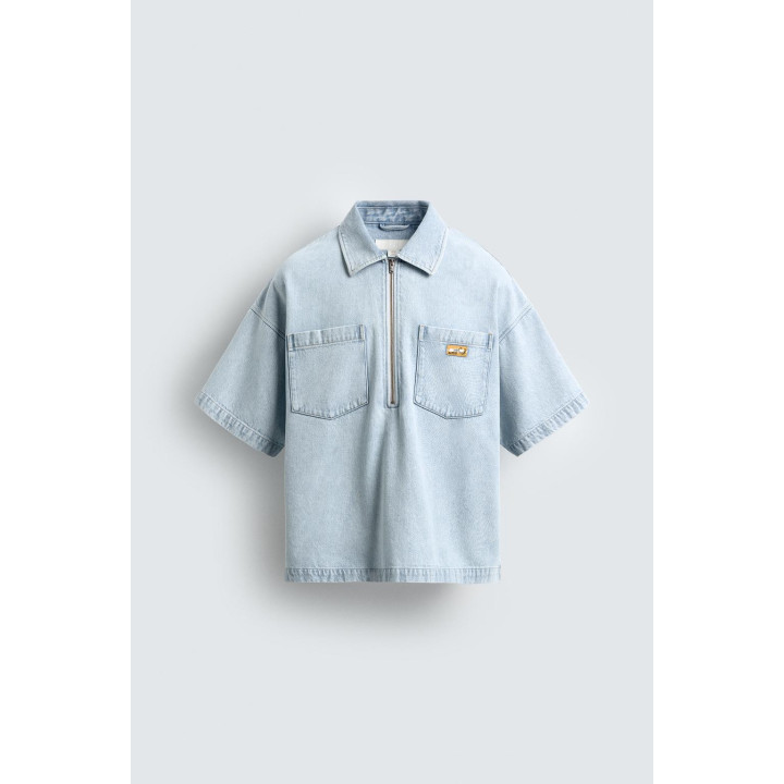 ЛЕГКОЕ ДЖИНСОВОЕ ПОЛО