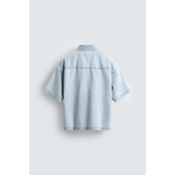 ЛЕГКОЕ ДЖИНСОВОЕ ПОЛО