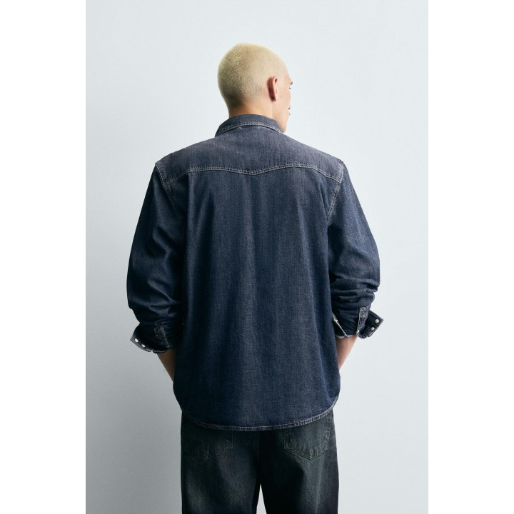 Джинсовая рубашка western