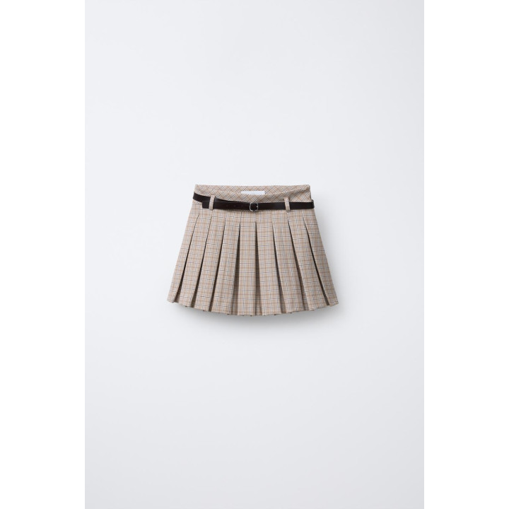 ЮБКА В СКЛАДКУ С РЕМНЕМ