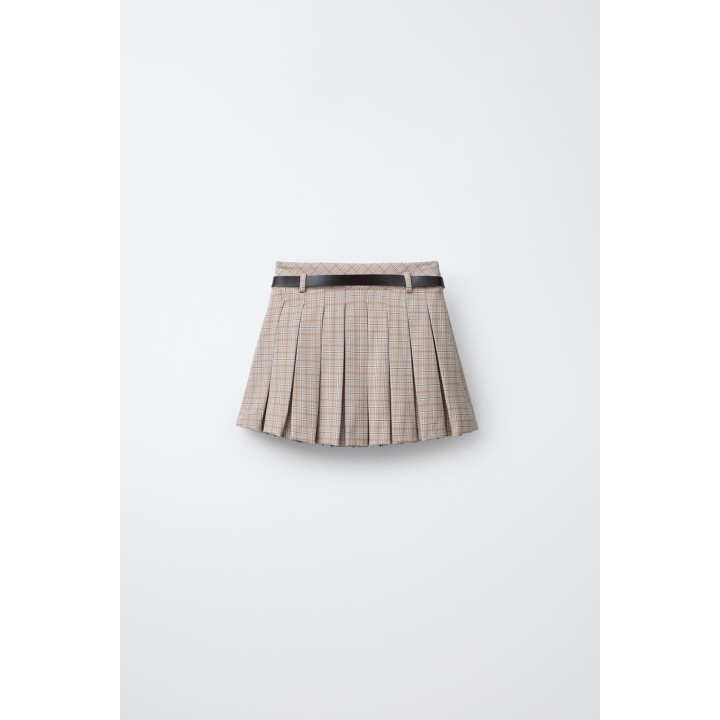 ЮБКА В СКЛАДКУ С РЕМНЕМ