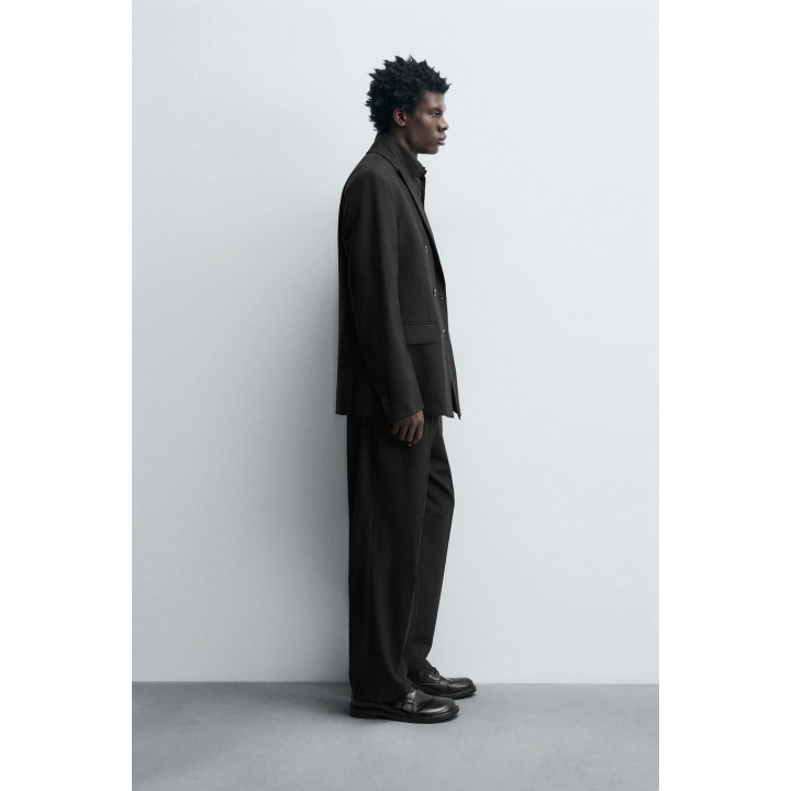 ДВУБОРТНЫЙ КОСТЮМНЫЙ БЛЕЙЗЕР ИЗ СМЕСОВОЙ ШЕРСТИ LIMITED EDITION