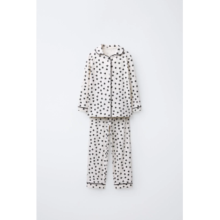 3–6 ЛЕТ/ПИЖАМА С ПРИНТОМ «СЕРДЦА»