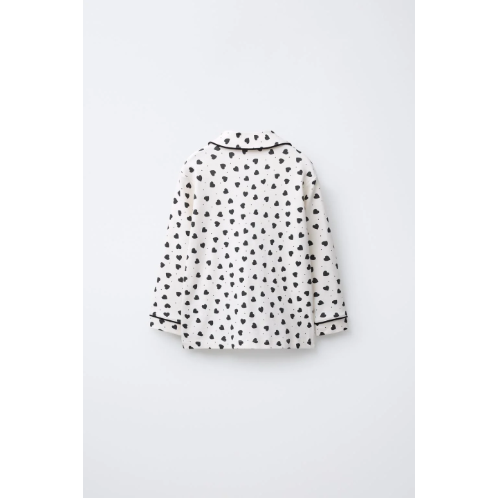 3–6 ЛЕТ/ПИЖАМА С ПРИНТОМ «СЕРДЦА»