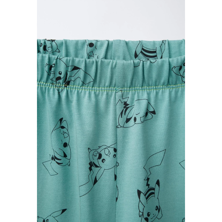 от 6 до 14 лет футболка с изображением покемона Пикачу и пижама-бермуды