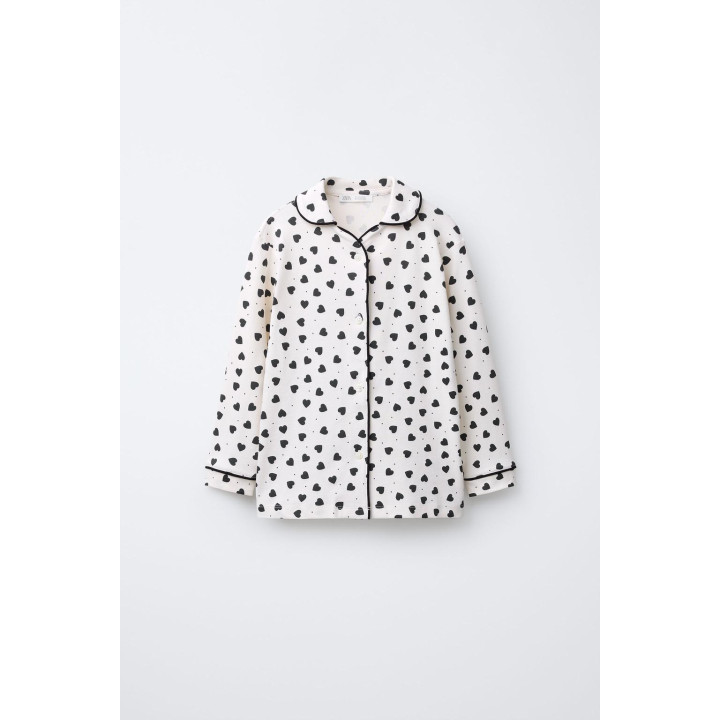 6-14 ЛЕТ/ПИЖАМА С ПРИНТОМ «СЕРДЦА»