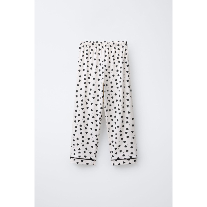 6-14 ЛЕТ/ПИЖАМА С ПРИНТОМ «СЕРДЦА»