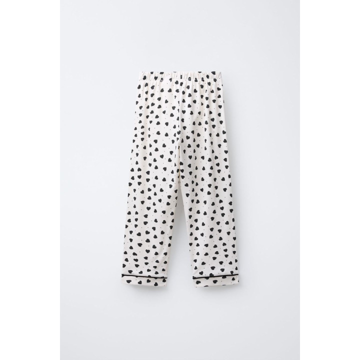 6-14 ЛЕТ/ПИЖАМА С ПРИНТОМ «СЕРДЦА»