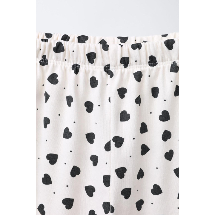 6-14 ЛЕТ/ПИЖАМА С ПРИНТОМ «СЕРДЦА»