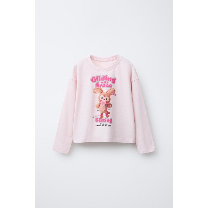 ПИЖАМА С ПРИНТОМ «КРОЛИК» 6-14 ЛЕТ