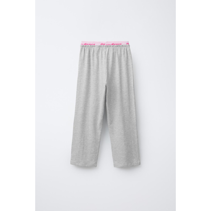 ПИЖАМА С ПРИНТОМ «КРОЛИК» 6-14 ЛЕТ