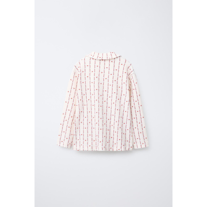 6-14 ЛЕТ/ПИЖАМА: РУБАШКА И БРЮКИ С ПРИНТОМ «ВИШНИ И ЦВЕТЫ»