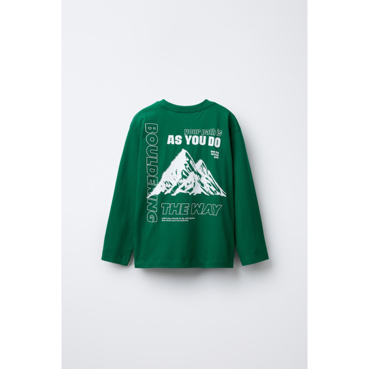 6-14 ЛЕТ/ПИЖАМА С ПРИНТОМ «ГОРЫ»