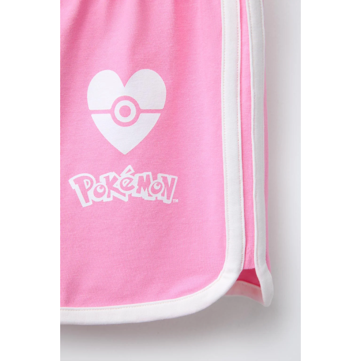 Пижама с футболкой и бермудами 6-14 лет / покемон пикачу ™